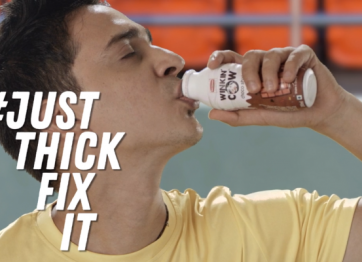 BRITANNIA WINKING COW